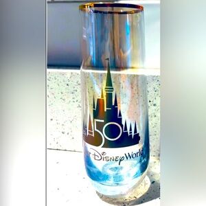 Disney World 50th Anniversary champagne flute